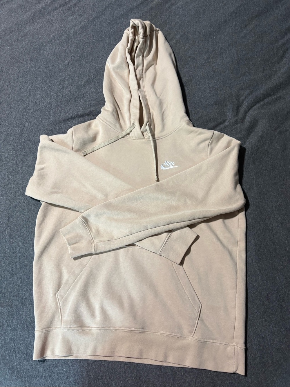 Nike Men's Beige Crewneck Hoodie